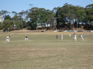 Match de Criquet à Auckland