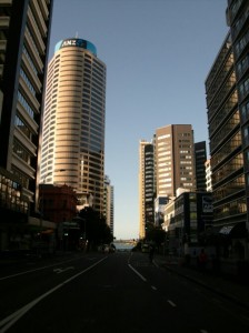 Les rues d'Auckland