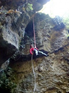 Rappel à Waitomo