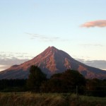 Le Taranaki au petit matin