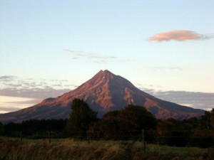 Le Taranaki au petit matin