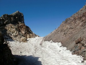 Névé final sur le Taranaki