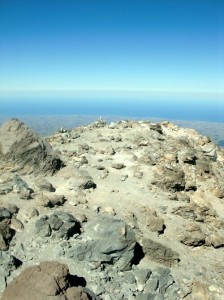Sommet du volcan Taranaki