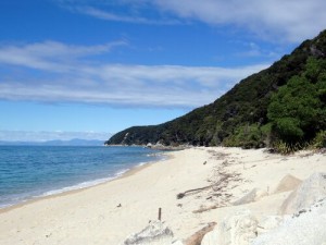 Plage sur le Abel Tasman Coast Track