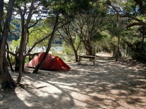 Campement à Bark Bay