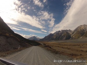 Piste de la vallée du lac Tasman