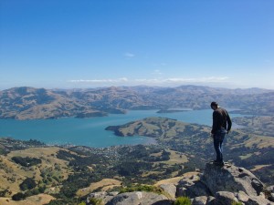 Le cratère d'Akaroa