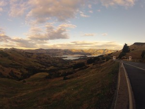 En arrivant à Akaroa